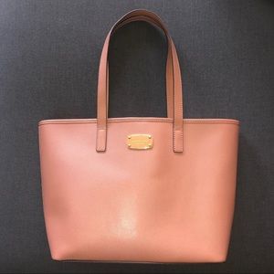 Michael Kors Rose Pink Leather Tote